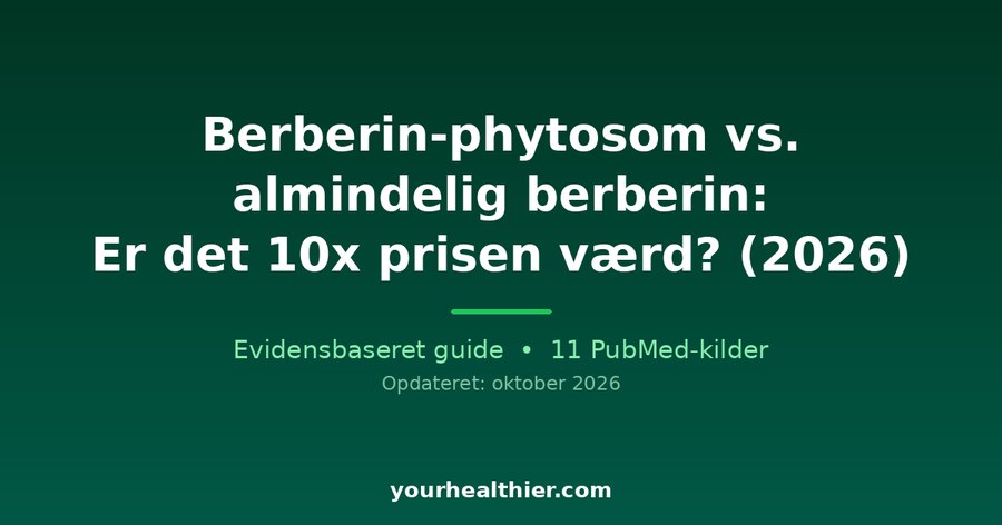 Berberin-phytosom vs. almindelig berberin: Er det 10x prisen værd? (2026)