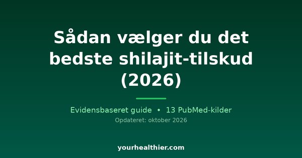 Sådan vælger du det bedste shilajit-tilskud (2026)