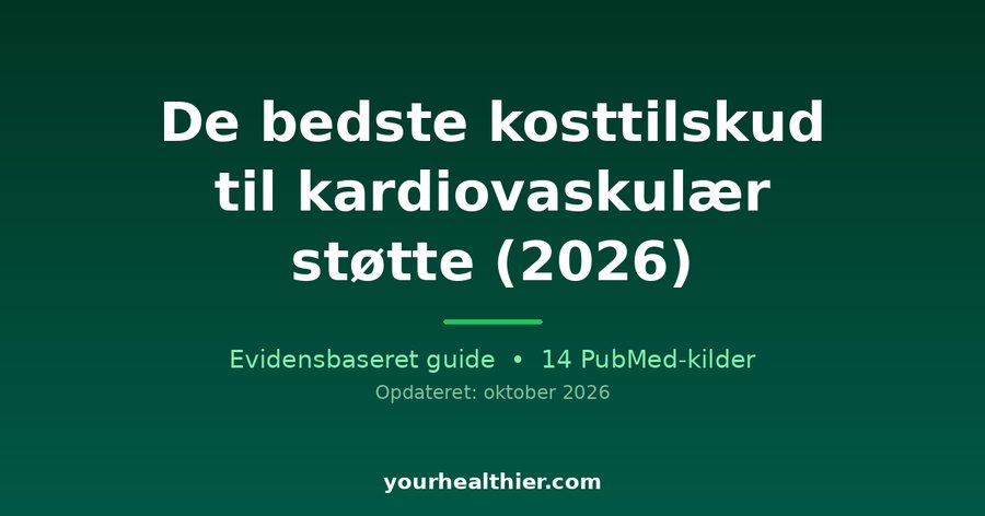 De bedste kosttilskud til kardiovaskulær støtte (2026)