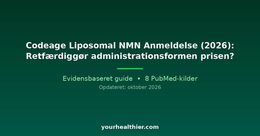 Codeage Liposomal NMN Anmeldelse (2026): Retfærdiggør administrationsformen prisen?