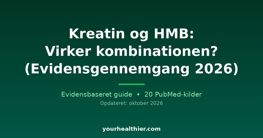Kreatin og HMB: Virker kombinationen? (Evidensgennemgang 2026)