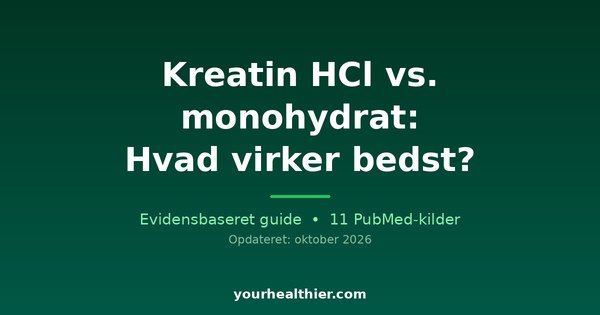 Kreatin HCl vs. monohydrat: Hvad virker bedst?