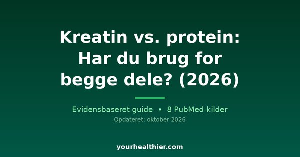 Kreatin vs. protein: Har du brug for begge dele? (2026)
