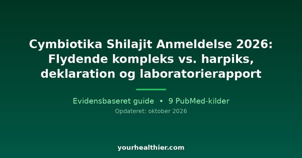Cymbiotika Shilajit Anmeldelse 2026: Flydende kompleks vs. harpiks, deklaration og laboratorierapport