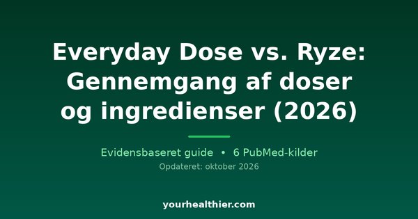 Everyday Dose vs. Ryze: Gennemgang af doser og ingredienser (2026)
