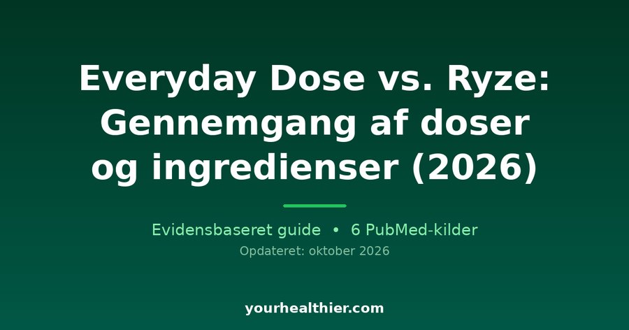 Everyday Dose vs. Ryze: Gennemgang af doser og ingredienser (2026)