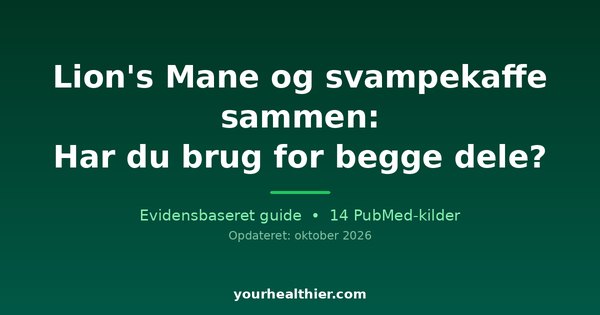Lion’s Mane og svampekaffe sammen: Har du brug for begge dele?
