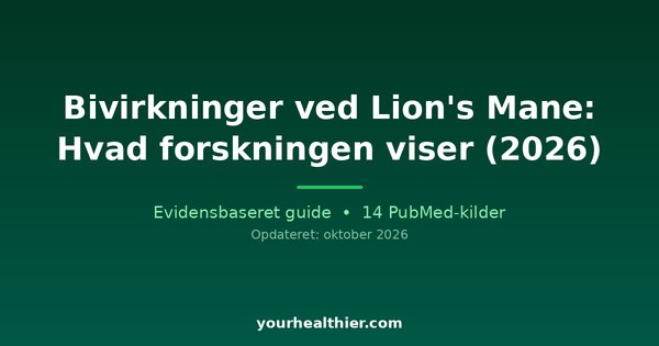 Bivirkninger ved Lion’s Mane: Hvad forskningen viser (2026)