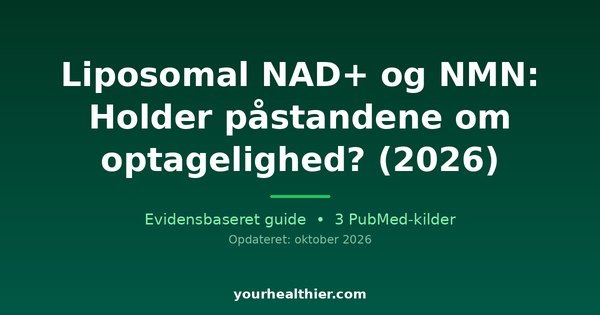 Liposomal NAD+ og NMN: Holder påstandene om optagelighed? (2026)