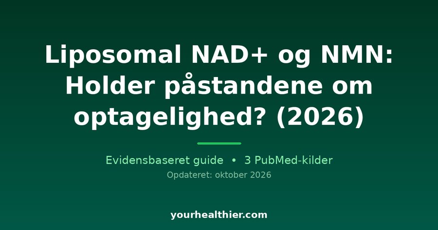 Liposomal NAD+ og NMN: Holder påstandene om optagelighed? (2026)