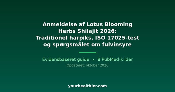 Anmeldelse af Lotus Blooming Herbs Shilajit 2026: Traditionel harpiks, ISO 17025-test og spørgsmålet om fulvinsyre