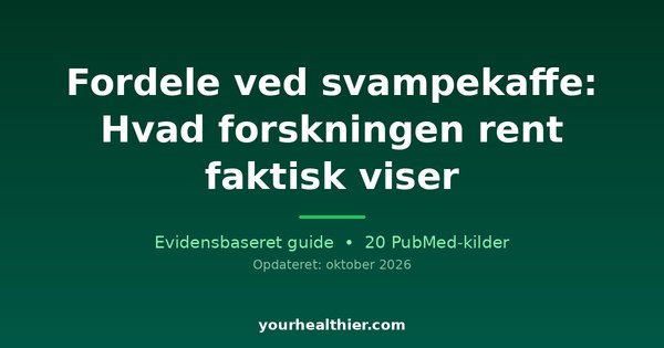 Fordele ved svampekaffe: Hvad forskningen rent faktisk viser
