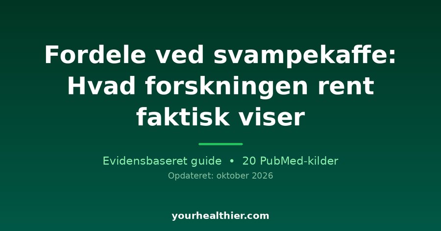 Fordele ved svampekaffe: Hvad forskningen rent faktisk viser