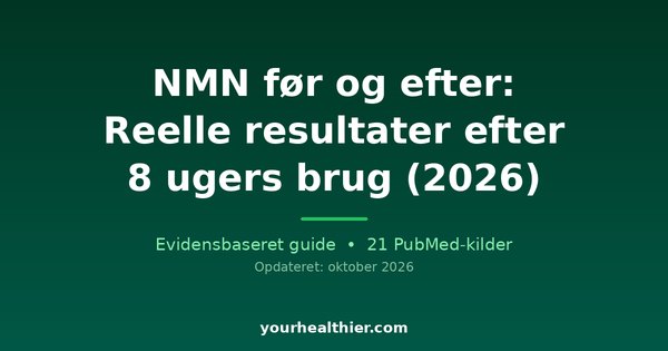 NMN før og efter: Reelle resultater efter 8 ugers brug (2026)