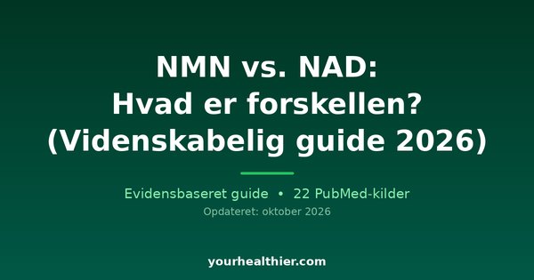 NMN vs. NAD: Hvad er forskellen? (Videnskabelig guide 2026)