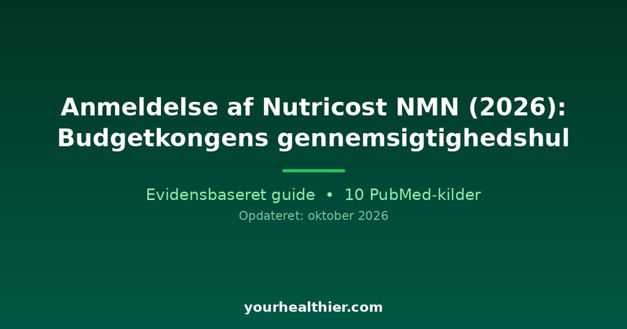 Anmeldelse af Nutricost NMN (2026): Budgetkongens gennemsigtighedshul
