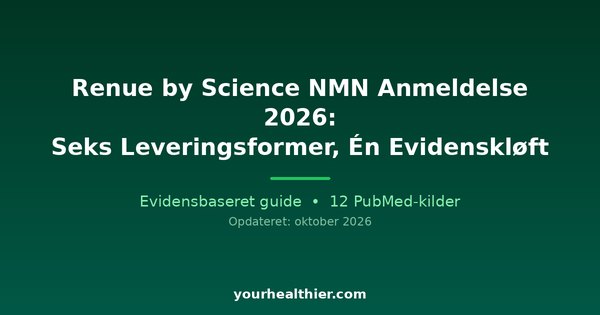 Renue by Science NMN Anmeldelse 2026: Seks Leveringsformer, Én Evidenskløft